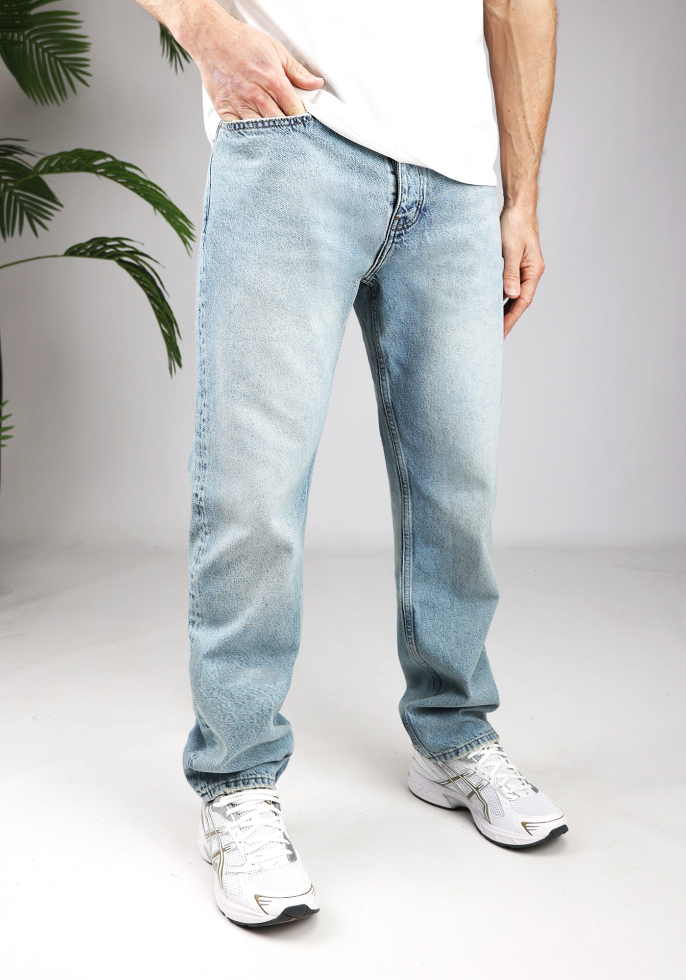 Cotton District STRAIGHT LEG JEANS Jeans MIST BLUE