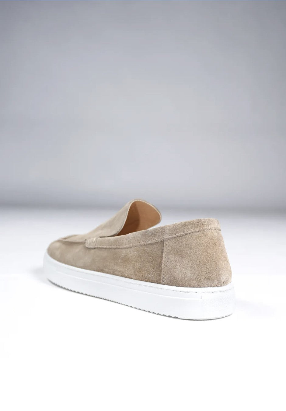 Cotton District SUEDE LOAFERS HARBOR BEIGE