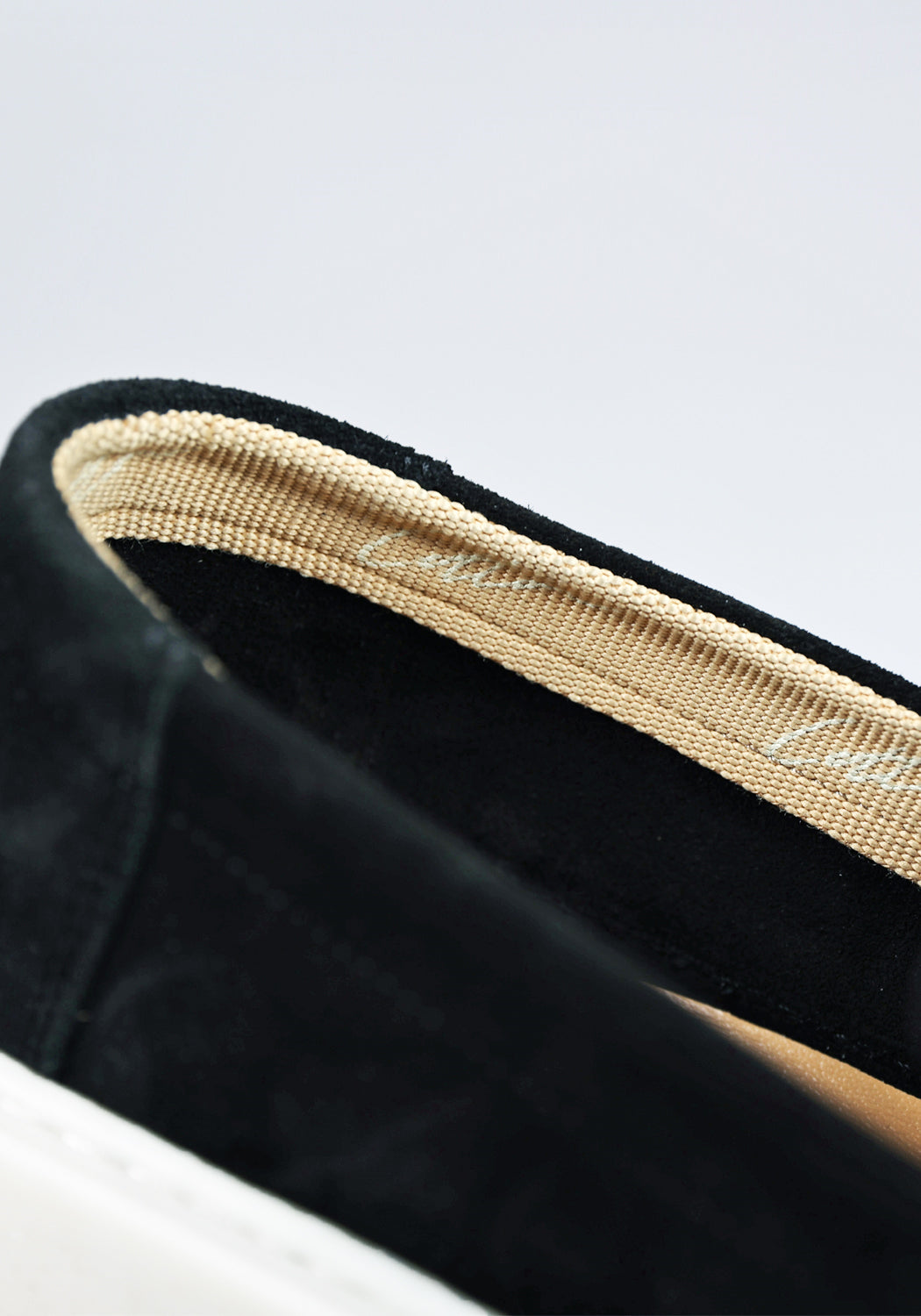 Cotton District SUEDE LOAFERS SAILOR BLACK