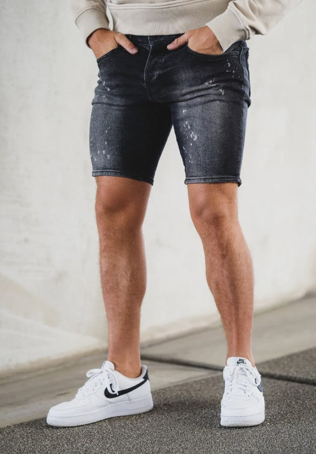 Cotton District UNLOCKED SHORTS DARK GREY
