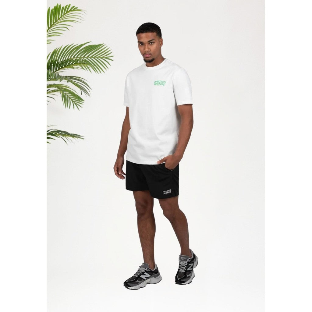 Cotton District Wrong Friends Dinan coconut white T-Shirts COCONUT WHITE