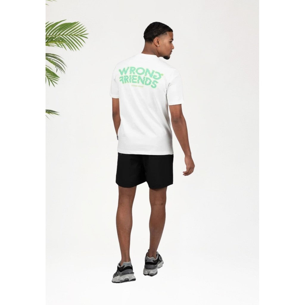 Cotton District Wrong Friends Dinan coconut white T-Shirts COCONUT WHITE