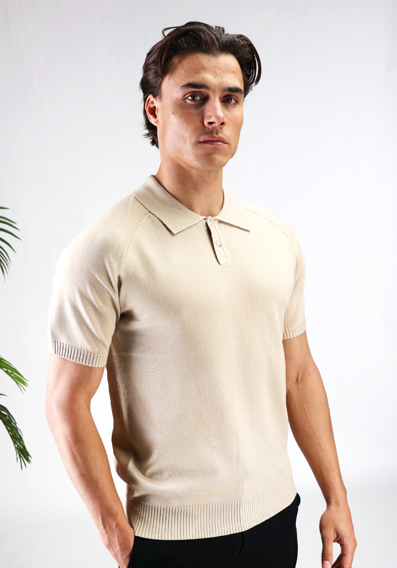Cotton District BLEND POLO  BEIGE
