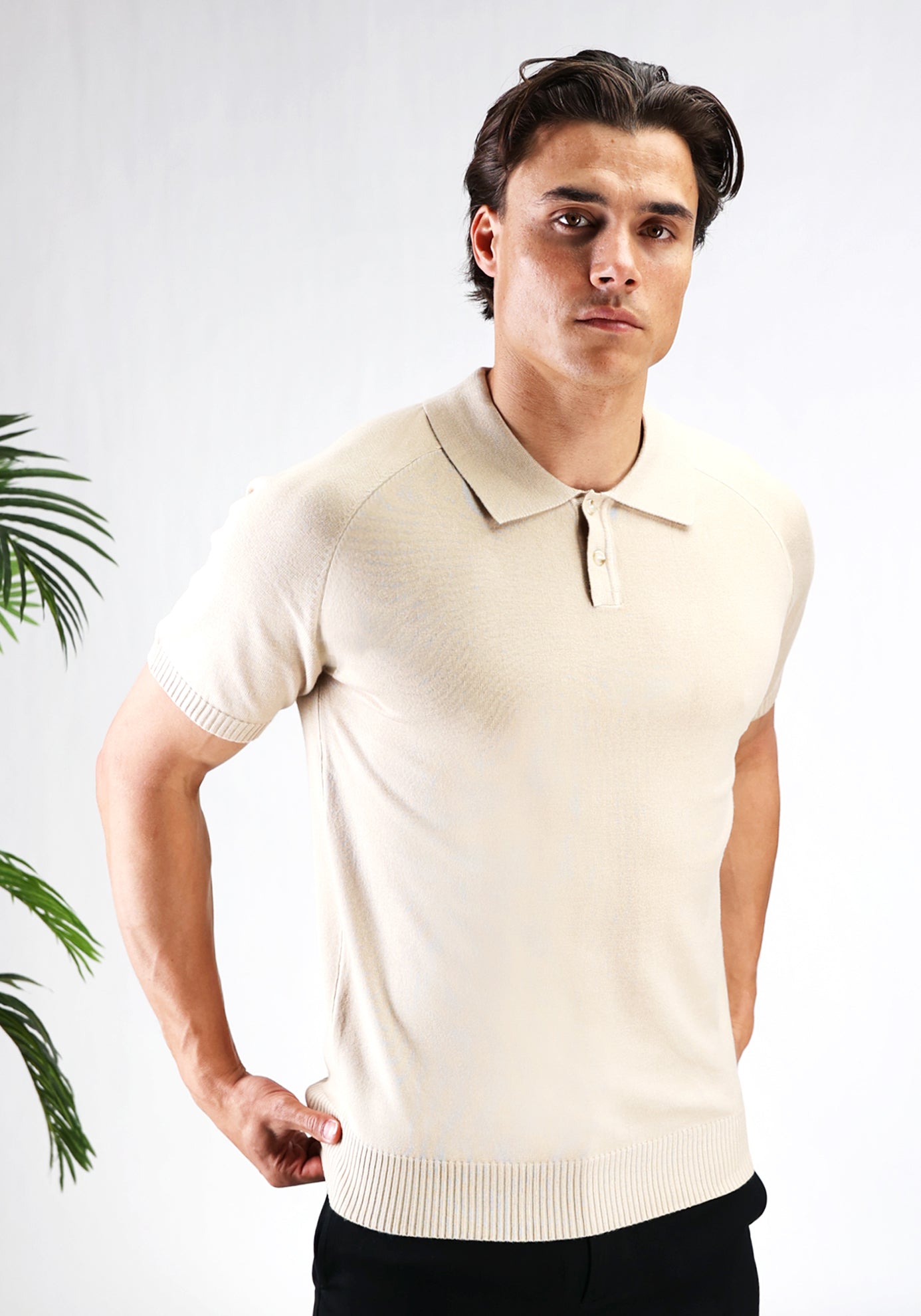Cotton District BLEND POLO  BEIGE
