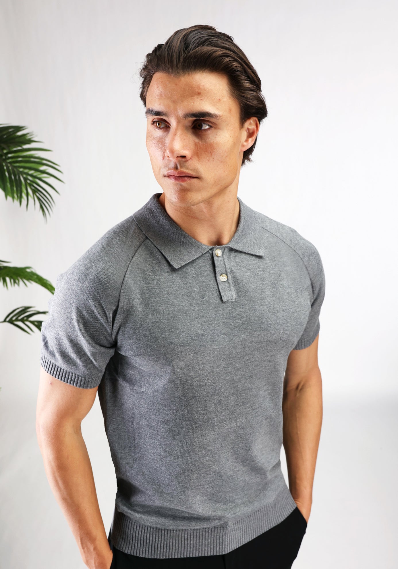 Cotton District BLEND POLO  GREY