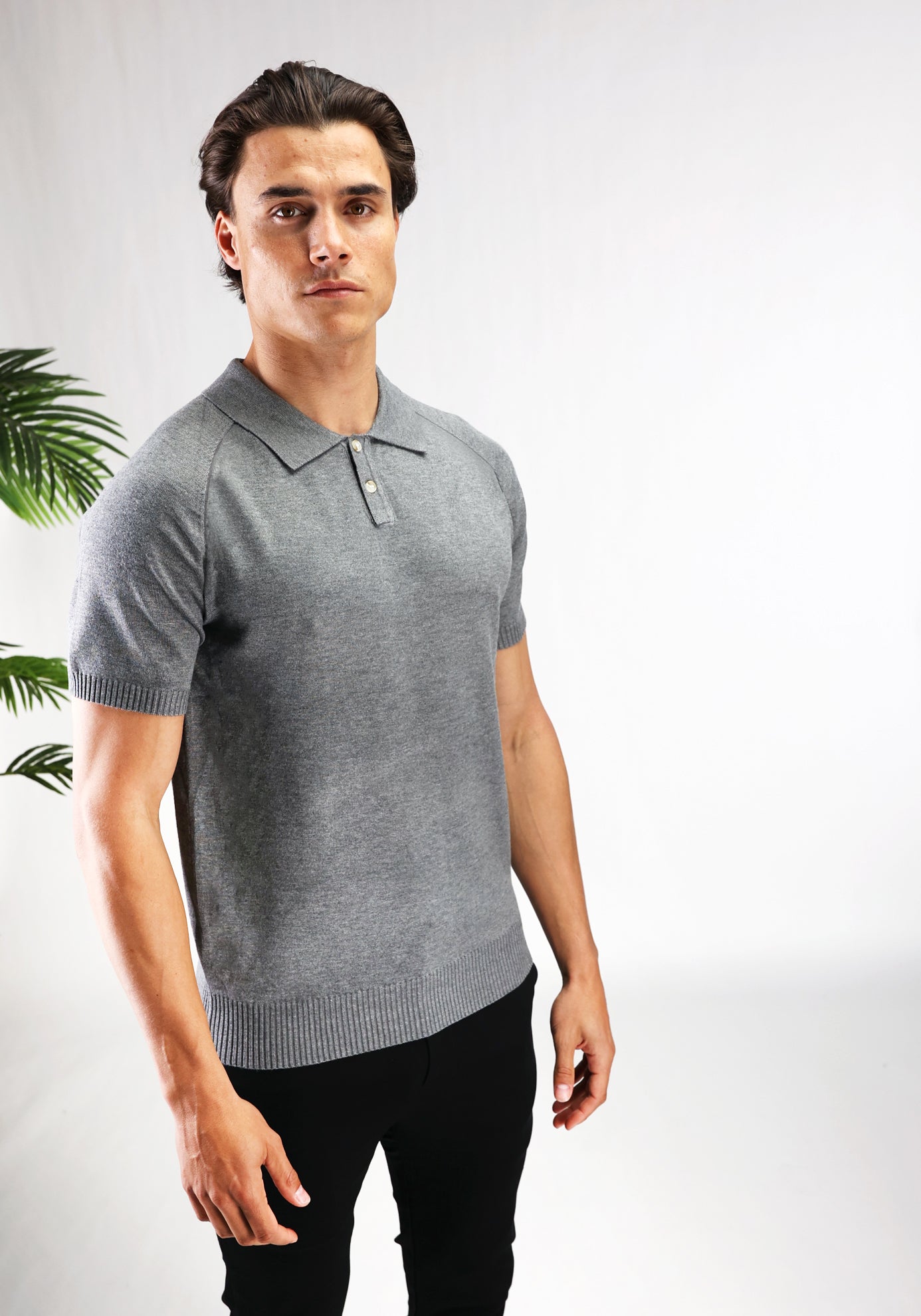 Cotton District BLEND POLO  GREY