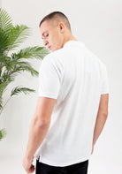 Cotton District BUTTON POLO  WHITE