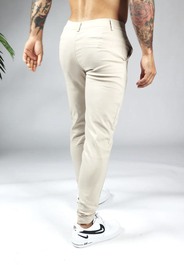 Cotton District CHINO Pants & Chino's BEIGE