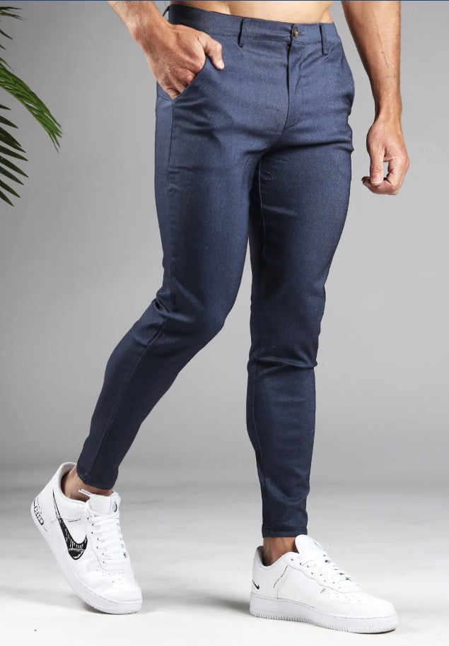 Cotton District CHINO Pants & Chino's BLUE