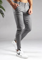 Cotton District CHINO Pants & Chino's GREY