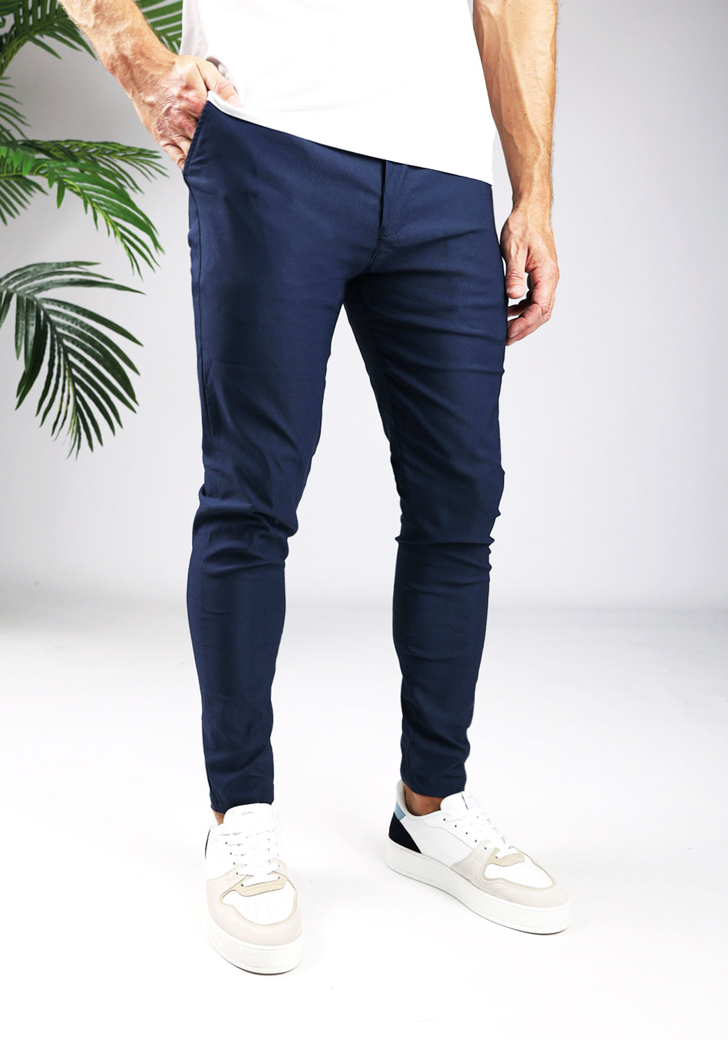 Cotton District CHINO Pants & Chino's NAVY