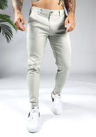 Cotton District CHINO Pants & Chino's TAUPE