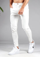 Cotton District CHINO Pants & Chino's WHITE