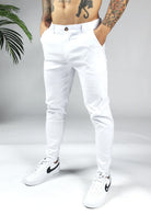 Cotton District CHINO Pants & Chino's WHITE