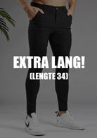 Cotton District CHINO LONG  BLACK