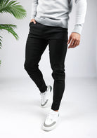 Cotton District CHINO LONG  BLACK