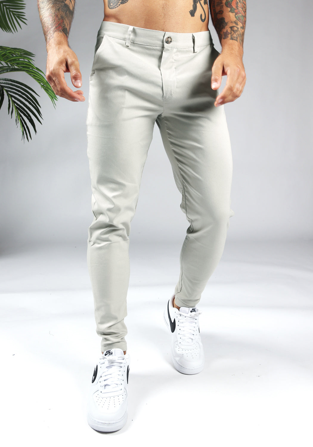 Cotton District CHINO LONG  TAUPE