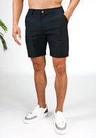 Cotton District CHINO SHORTS  BLACK