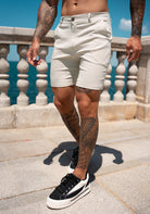 Cotton District CHINO SHORTS  TAUPE