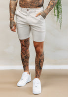 Cotton District CHINO SHORTS  TAUPE