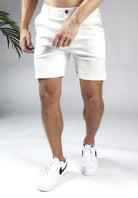 Cotton District CHINO SHORTS  WHITE