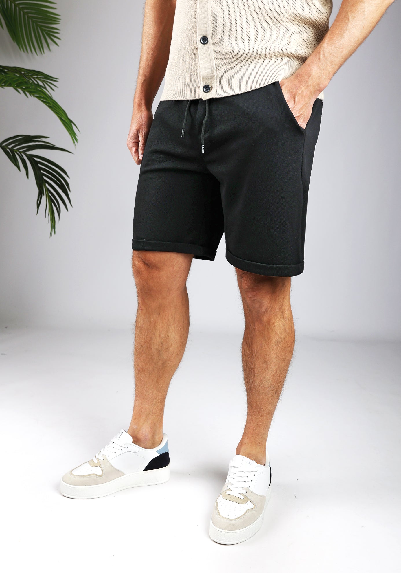 Cotton District COMFY SHORTS Shorts BLACK