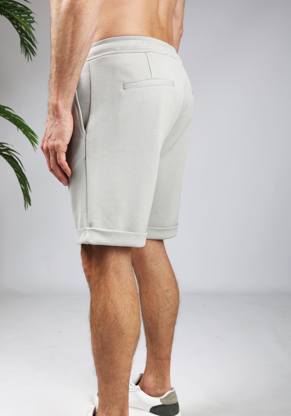 Cotton District COMFY SHORTS Shorts STONE