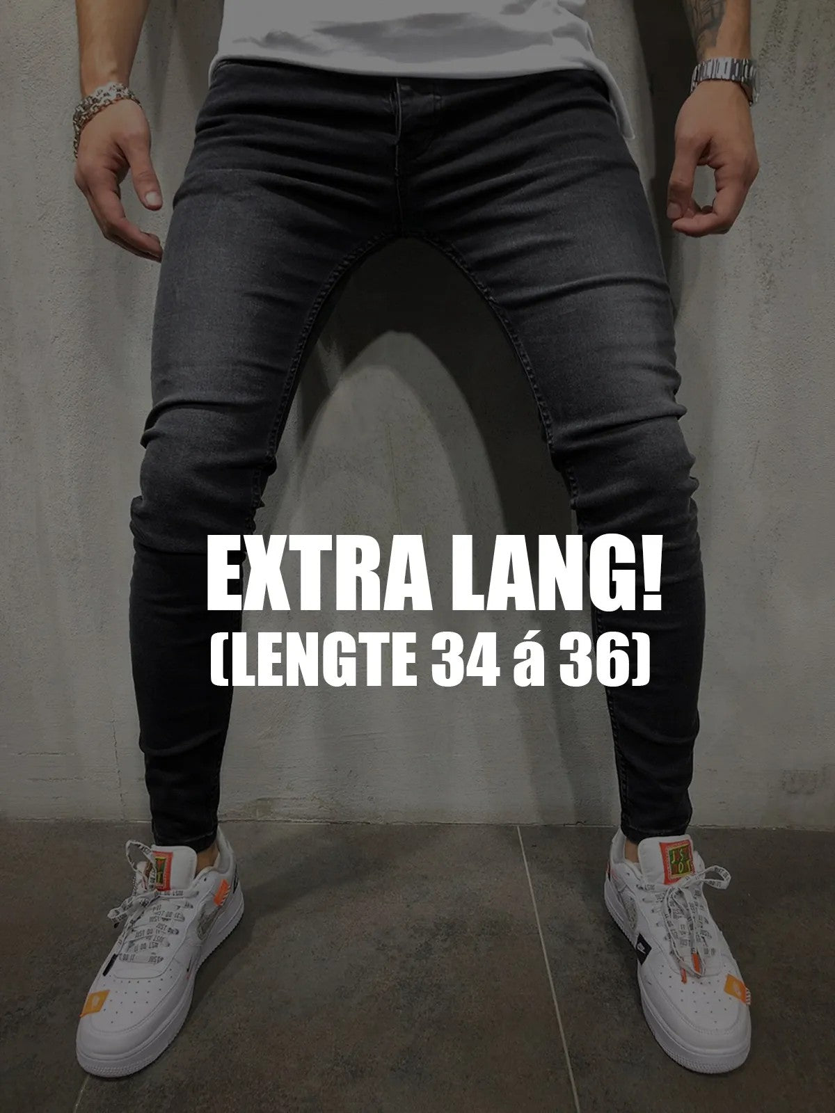 Cotton District COTTON JEANS LONG Jeans BLACK