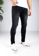 Cotton District COTTON JEANS LONG Jeans BLACK