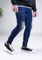 Cotton District COTTON PAINTER JEANS  BLUE