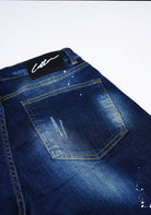 Cotton District COTTON PAINTER JEANS  BLUE