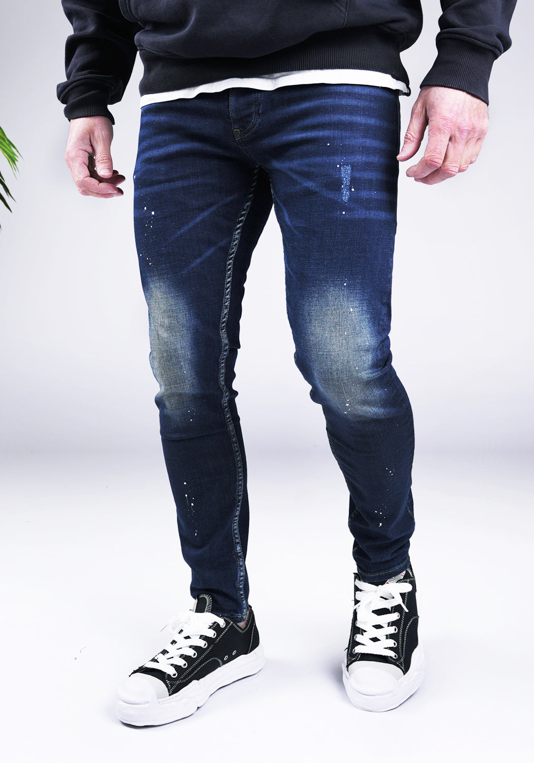 Cotton District COTTON PAINTER JEANS  BLUE