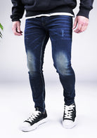 Cotton District COTTON PAINTER JEANS  BLUE