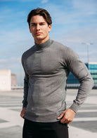 Cotton District COTTON TURTLENECK  GREY
