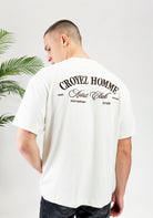 Cotton District CROYEZ ARTIST CLUB T-SHIRT  OFF WHITE