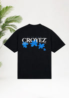 Cotton District CROYEZ BOTANIQUE T-SHIRT T-Shirts BLACK