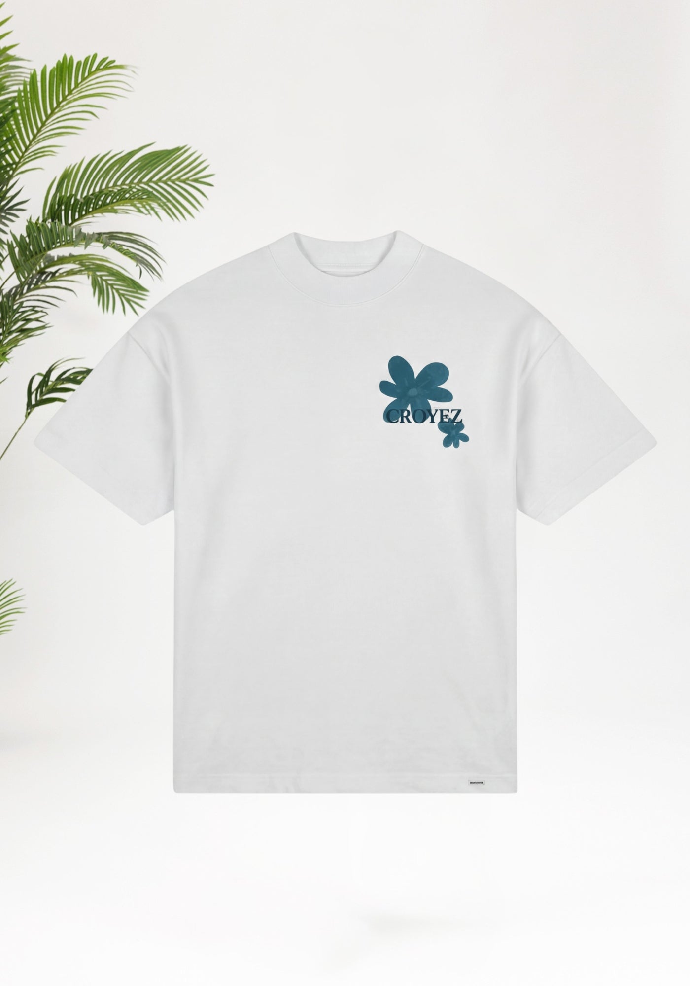 Cotton District CROYEZ BOTANIQUE T-SHIRT T-Shirts WHITE