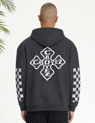 Cotton District CROYEZ CROSS ZIP HOODIE Hoodies ANTRA