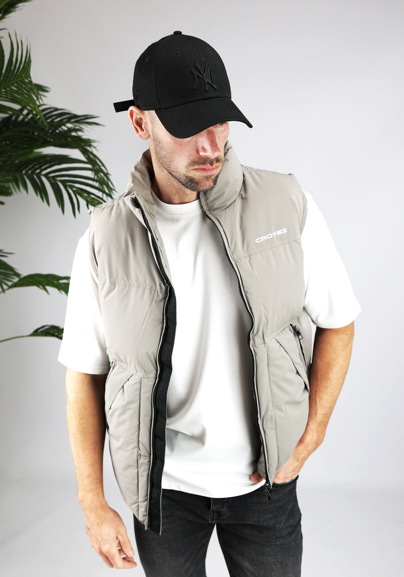 Cotton District CROYEZ DOWN BODYWARMER  CREAM