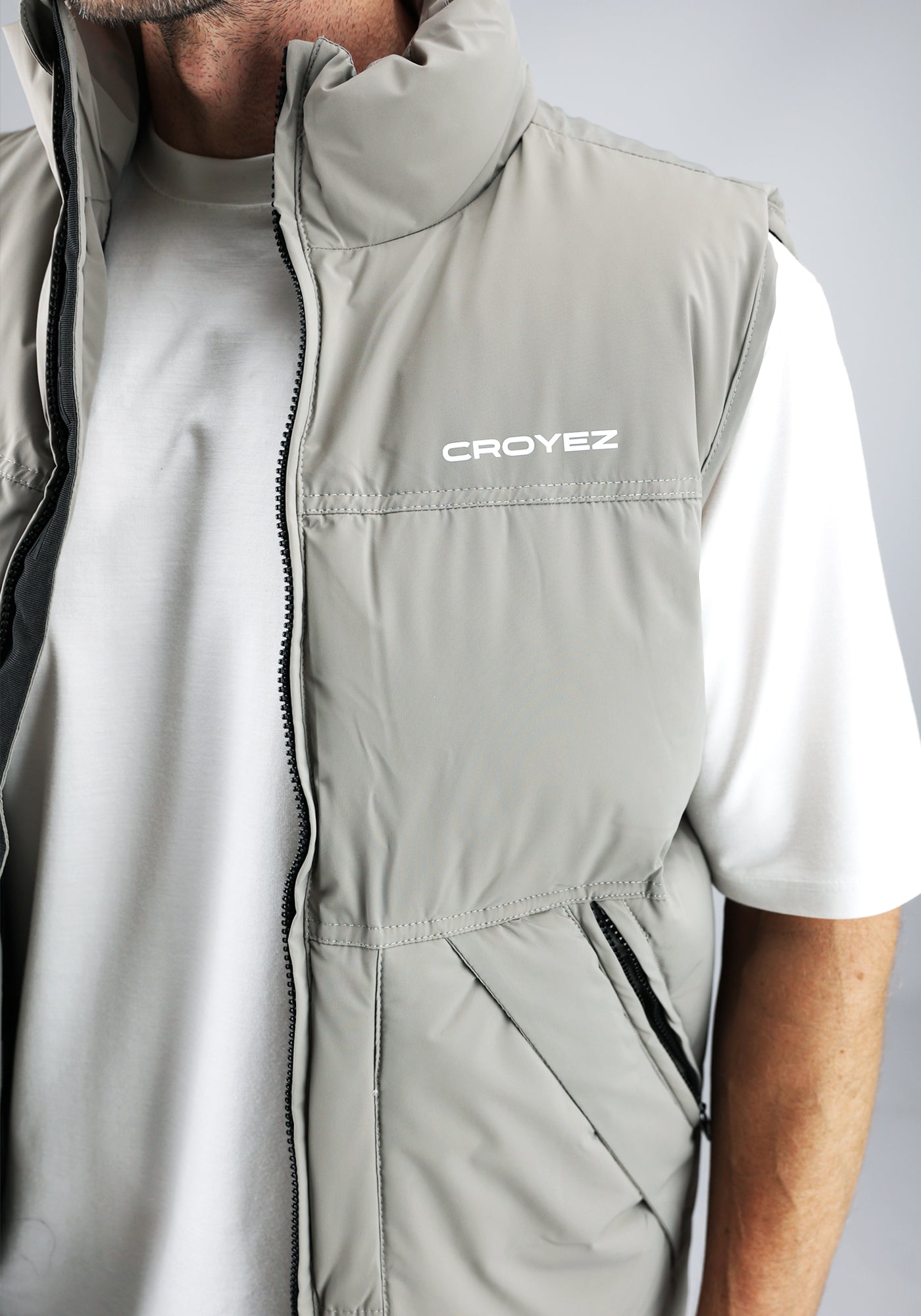 Cotton District CROYEZ DOWN BODYWARMER  CREAM