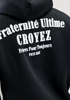 Cotton District CROYEZ FRATERNITE HOODIE  BLACK
