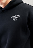 Cotton District CROYEZ FRATERNITE HOODIE  BLACK