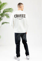 Cotton District CROYEZ GALLERY KNIT SWEATER  OFF WHITE