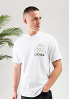 Cotton District CROYEZ GARDENER T-SHIRT  WHITE