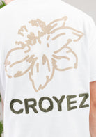 Cotton District CROYEZ GARDENER T-SHIRT  WHITE