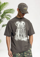 Cotton District CROYEZ MOTEL T-SHIRT T-Shirts WASHED BROWN