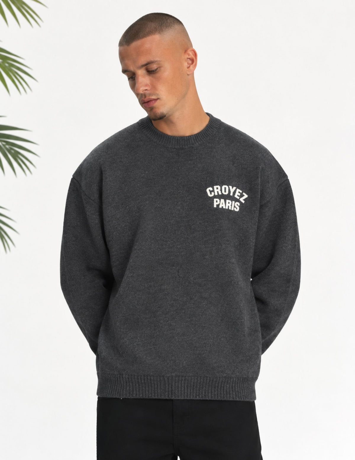 Cotton District CROYEZ PARIS KNIT SWEATER Sweaters ANTRA