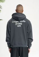 Cotton District CROYEZ STUDIO DAMAGED ZIP HOODIE Hoodies ANTRA