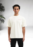Cotton District CROYEZ WORLDWIDE SUPPLIER T-SHIRT  OFF WHITE
