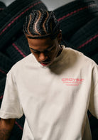 Cotton District CROYEZ WORLDWIDE SUPPLIER T-SHIRT  OFF WHITE